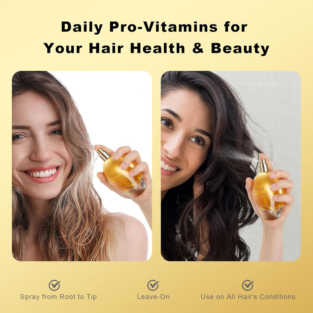 Leave In Conditioner Spray, Hair Perfume for Women, Hair Spray Women with Vitamin B5, Moisturizing & Nourishing Damaged Hair, Daily Hair Repair Mist, Floral, 2.5 Fl Oz