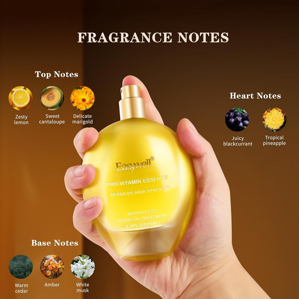 Leave In Conditioner Spray, Hair Perfume for Women, Hair Spray Women with Vitamin B5, Moisturizing & Nourishing Damaged Hair, Daily Hair Repair Mist, Floral, 2.5 Fl Oz